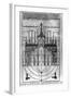 Design for Milan Cathedral, from "De Architectura" by Vitruvius-null-Framed Giclee Print