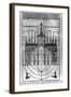 Design for Milan Cathedral, from "De Architectura" by Vitruvius-null-Framed Giclee Print