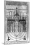 Design for Milan Cathedral, from "De Architectura" by Vitruvius-null-Mounted Giclee Print