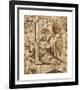 Design for Moxon's Tennyson - Saint Cecilia-Dante Gabriel Rossetti-Framed Premium Giclee Print