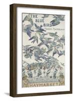 Design For Playbill For The Bluebird, 1909-Frederick Cayley Robinson-Framed Giclee Print