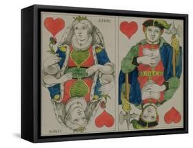 Design for Playing Cards, circa 1810-Philipp Otto Runge-Framed Stretched Canvas