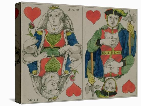 Design for Playing Cards, circa 1810-Philipp Otto Runge-Stretched Canvas