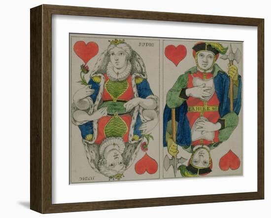 Design for Playing Cards, circa 1810-Philipp Otto Runge-Framed Giclee Print