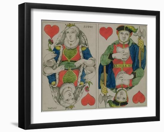 Design for Playing Cards, circa 1810-Philipp Otto Runge-Framed Giclee Print