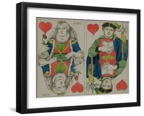 Design for Playing Cards, circa 1810-Philipp Otto Runge-Framed Giclee Print