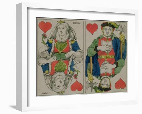 Design for Playing Cards, circa 1810-Philipp Otto Runge-Framed Giclee Print