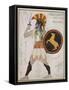 Design for Pollux's Costume in 'Hélène De Sparte'-Leon Bakst-Framed Stretched Canvas