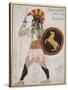 Design for Pollux's Costume in 'Hélène De Sparte'-Leon Bakst-Stretched Canvas