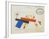 Design for Porcelain Decoration-Kasimir Severinovich Malevich-Framed Giclee Print