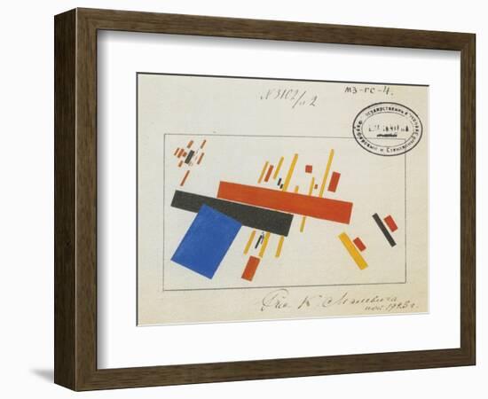 Design for Porcelain Decoration-Kasimir Severinovich Malevich-Framed Giclee Print