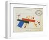 Design for Porcelain Decoration-Kasimir Severinovich Malevich-Framed Giclee Print