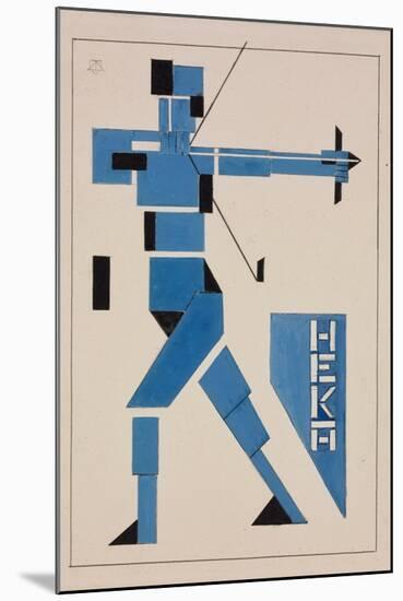 Design for Poster-Theo Van Doesburg-Mounted Giclee Print