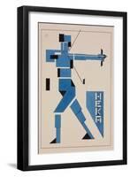 Design for Poster-Theo Van Doesburg-Framed Giclee Print