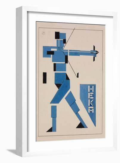 Design for Poster-Theo Van Doesburg-Framed Giclee Print