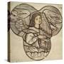 Design for Stained Glass in Lyndhurst Church: an Angel Organist, 1886-Edward Burne-Jones-Stretched Canvas