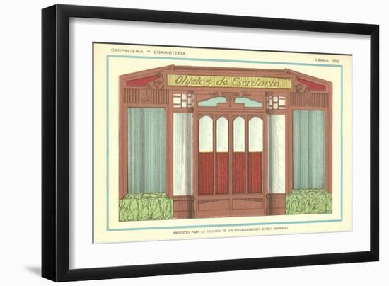 Design for Storefront-null-Framed Art Print