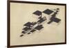 Design for Supremolet (Suprematist Plan)-Ilya Grigoryevich Chashnik-Framed Giclee Print