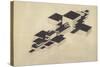 Design for Supremolet (Suprematist Plan)-Ilya Grigoryevich Chashnik-Stretched Canvas