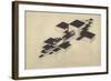 Design for Supremolet (Suprematist Plan)-Ilya Grigoryevich Chashnik-Framed Giclee Print