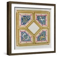 Design for the Ceiling of the House of Commons-Augustus Welby Northmore Pugin-Framed Giclee Print