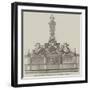 Design for the Centre of the New Bridge over the Wear at Sunderland-null-Framed Giclee Print