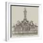 Design for the Centre of the New Bridge over the Wear at Sunderland-null-Framed Giclee Print