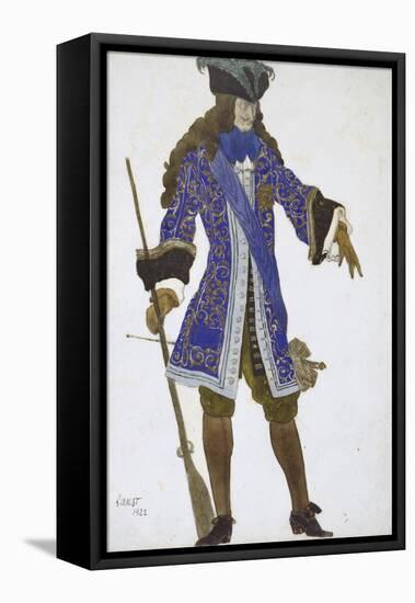 Design for the Count's Costume in Act III of 'The Sleeping Princess', 1922-Leon Bakst-Framed Stretched Canvas