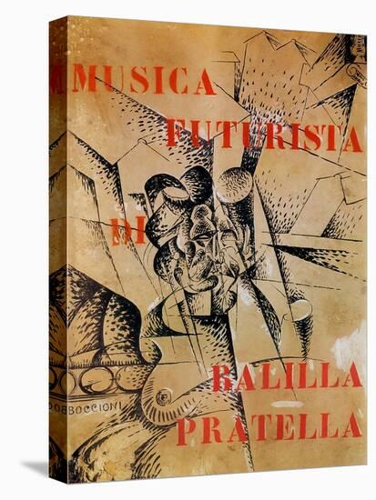 Design for the Cover of 'Musica Futurista' by Francesco Balilla Pratella (1880-1955), 1912-Umberto Boccioni-Stretched Canvas