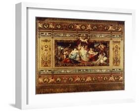 Design for the Curtain at the Dresden Opera, 1876-Ferdinand Keller-Framed Giclee Print