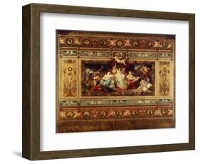 Design for the Curtain at the Dresden Opera, 1876-Ferdinand Keller-Framed Giclee Print