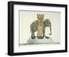 Design For the Elephant Fountain at the Place de La Bastille, 1813-14-Jean Antoine Alavoine-Framed Giclee Print