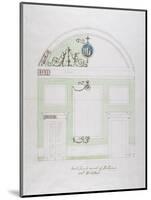 Design for the End Wall of the Eating Parlour, Headfort House-Robert Adam-Mounted Giclee Print