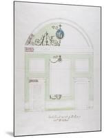 Design for the End Wall of the Eating Parlour, Headfort House-Robert Adam-Mounted Giclee Print