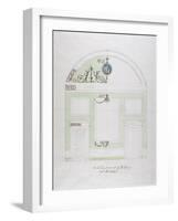 Design for the End Wall of the Eating Parlour, Headfort House-Robert Adam-Framed Giclee Print