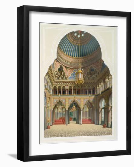 Design for the Entrance Hall to Wilhelma, 1837-Karl Ludwig Wilhelm Zanth-Framed Giclee Print