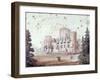 Design for the Exterior of a Building, 1868-null-Framed Giclee Print