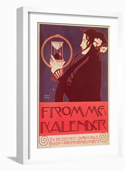 Design for the Frommes Calendar, for the 14th Exhibition of the Vienna Secession, 1902-Koloman Moser-Framed Giclee Print