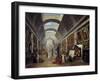 Design for the Grande Galerie in the Louvre by Hubert Robert-null-Framed Giclee Print