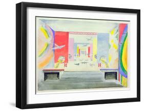 Design for the Interior of the Aviation Pavillion at the World Exhibition in Paris, 1937-Robert Delaunay-Framed Giclee Print