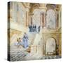 Design for the Interior Staircase of Leeds Town Hall-Cuthbert Brodrick-Stretched Canvas