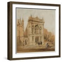 Design for the Mechanics Institute, Newcastle Upon Tyne, 1863-John Storey-Framed Giclee Print