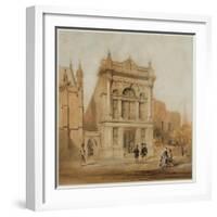 Design for the Mechanics Institute, Newcastle Upon Tyne, 1863-John Storey-Framed Giclee Print