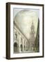 Design for the New Royal Exchange, 1839-Frederick Mackenzie-Framed Giclee Print