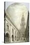 Design for the New Royal Exchange, 1839-Frederick Mackenzie-Stretched Canvas