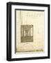 Design for the Order Desk Chair, Shown in Elevation and Plan, 1904-Charles Rennie Mackintosh-Framed Giclee Print