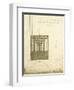 Design for the Order Desk Chair, Shown in Elevation and Plan, 1904-Charles Rennie Mackintosh-Framed Giclee Print