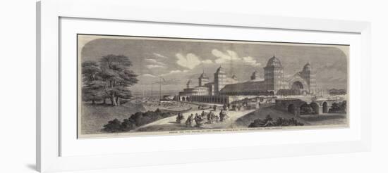 Design for the Palace of the People, Muswell Hill, North Front, Owen Jones, Architect-null-Framed Giclee Print