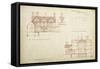 Design for the Red House, Bexley Heath-Philip Webb-Framed Stretched Canvas