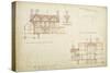 Design for the Red House, Bexley Heath-Philip Webb-Stretched Canvas